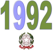 Italia 1992 singolo annata - ,