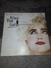 MADONNA WHO'S THAT GIRL 33 giri vinile. ORIGINAL MOTION PICTURE SOUNDTRACK. RARO
