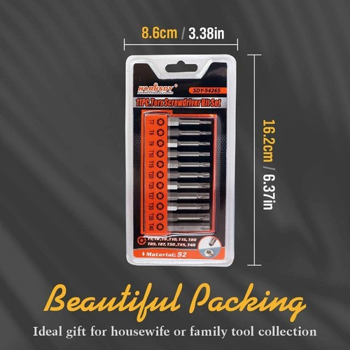 Set pezzi punte torx - punte, cambio
