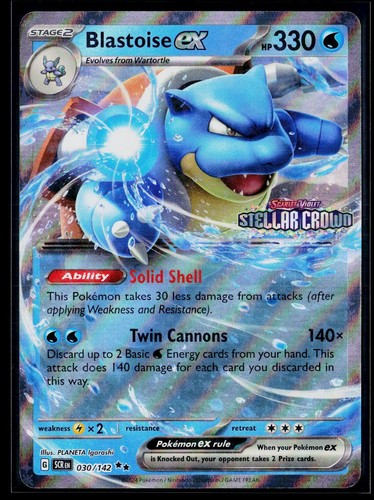 Blastoise timbro corona - ex, (timbro