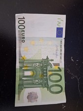 Banconota 100 Euro Serie X Mario Draghi 2002 No Fds Verde Usata Rara