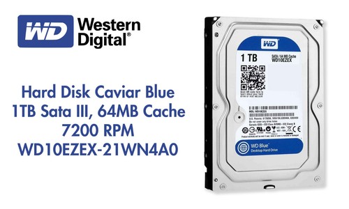Hard disk 1tb caviar blue - hard,