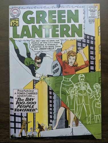 Lanterna verde dc - #7, (1961)
