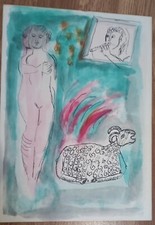 Bruno Cassinari litografia numerata firmata a matita.e a matita