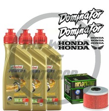 KIT TAGLIANDO CASTROL 10W40 FILTRO OLIO X MOTO HONDA NX 650 DOMINATOR 1993 1994