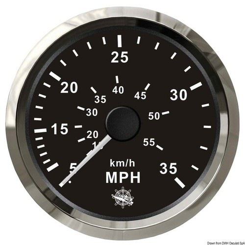 Spidometro pitot mph - 0-65,