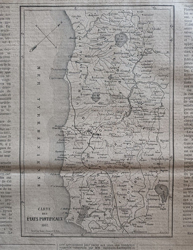 Stampa antica carta - carta, stati
