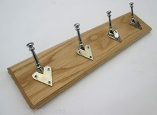 Appendiabiti appendiabiti in legno massello rovere fatto a mano 9 misure appendiabiti pioli binario 115