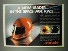 Pubblicità casco Marushin