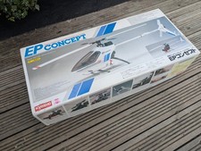 RC Helicopter Concept EP Vintage anni 90 Heli kyosho Radiocomandato, scatola originale!