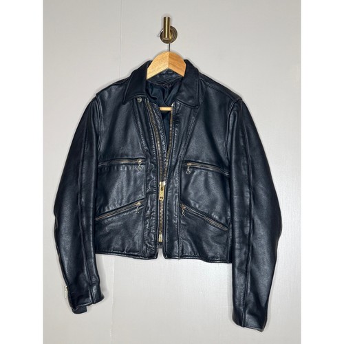 Giacca moto pelle pesante