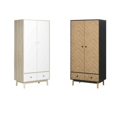 HOMCOM Armadio 2 Ante in Legno