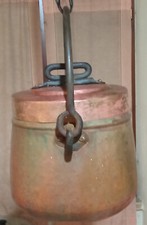 Pentola di rame realizzata a