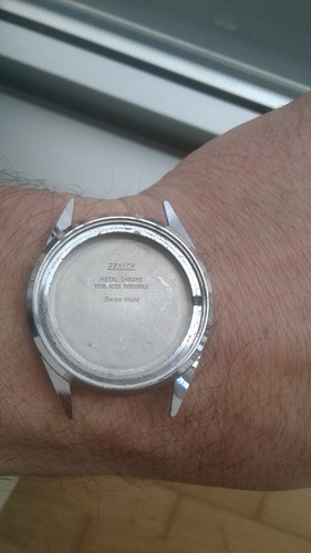 Zenith steel case hand - 33, mm