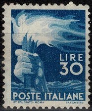 1945 ITALIA REPUBBLICA LIRE 30