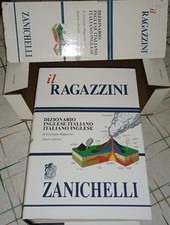 il RAGAZZINI MAXI ZANICHELLI 4 ed DIZIONARIO INGLESE ITALIANO 2528pag + 1 libro 