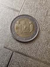 Moneta Rara Euro Costituzione Con Sicura Coscienza 1948-2018 Con Errore Di Conio