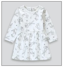 Vestito bianco manica lunga