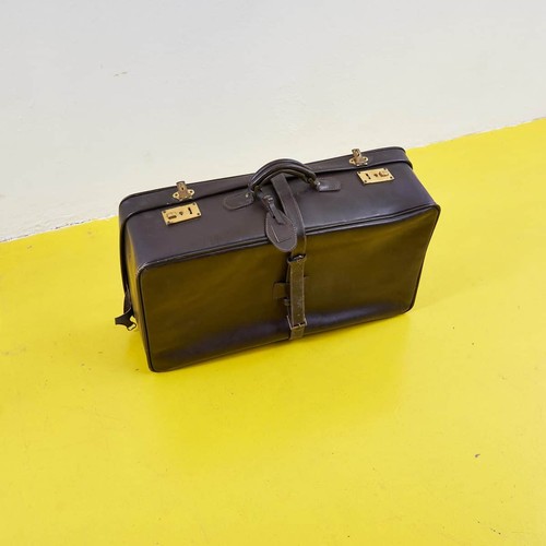 Valigia vintage pelle - in,