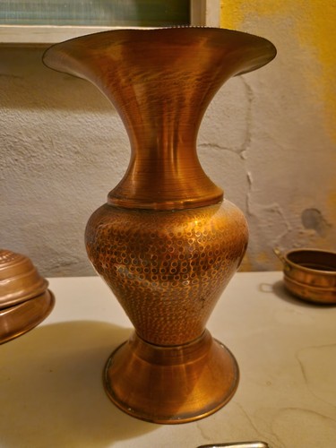 Vaso vintage rame - vaso, in