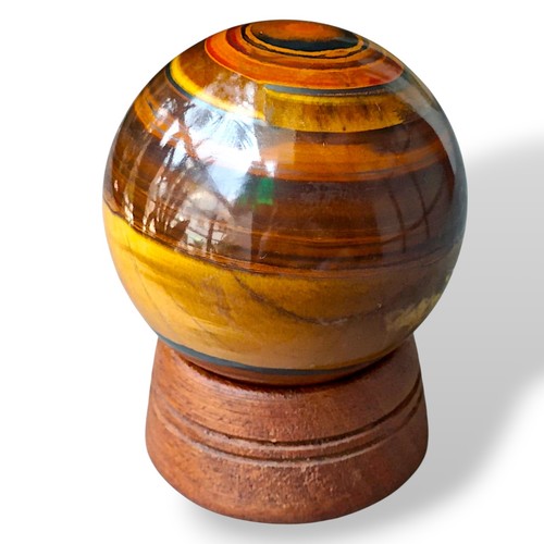 Sfera occhio tigre naturale - di,