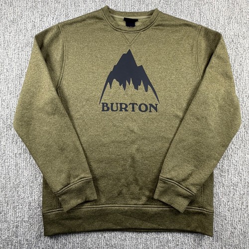 Felpa burton uomo media verde - burton,