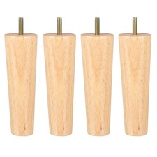  4 pezzi in legno massello di
