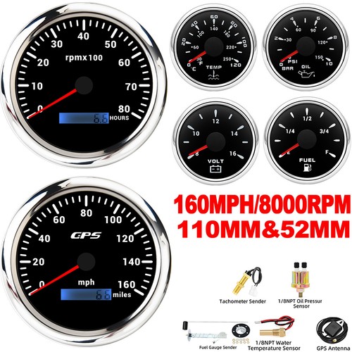 Tachimetro gps 110mm 160mph - tachimetro,
