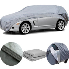 Telo copri auto copriauto felpato impermeabile con zip per CHRYSLER crossfire