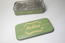 piccola scatola di latta Heller Caramels anni '60 ottime condizioni