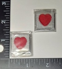 Set 2 toppe Red Hear toppa