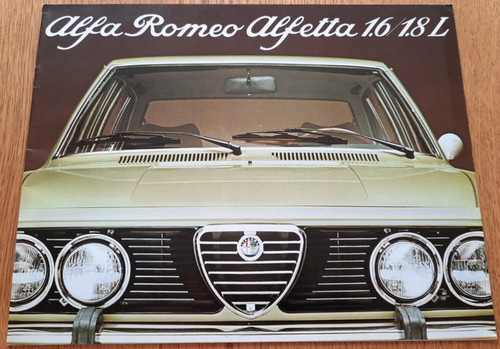 Brochure vendita auto alfa - brochure,
