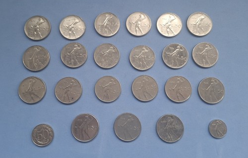 Lotto monete lire varie - monete,