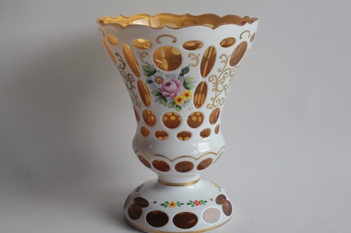 Vaso overlay cristallo - , di