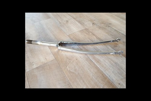 Forcella bicicletta cromata - ,