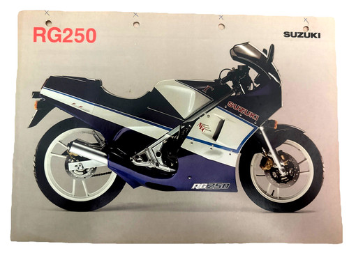 Brochure depliant suzuki rgv - ,