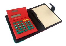 BLOCK NOTES CON CALCOLATRICE E