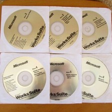 6 CD Installazione Microsoft Works Suite 2001