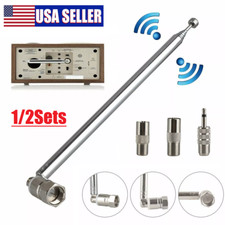 2Pcs Telescopic FM Aerial