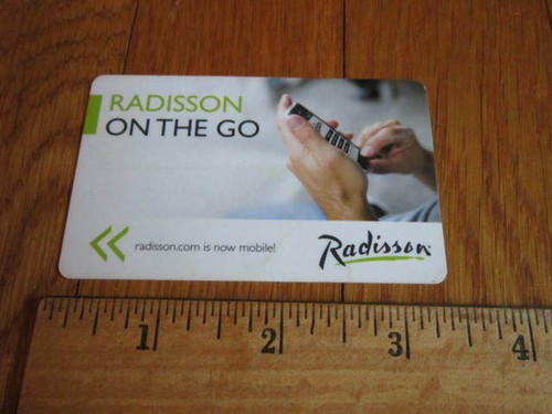 Hotel key card radisson the - card, on