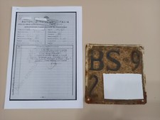 Targa Moto Epoca GILERA 125cc 1960 (No Libretto Vespa Guzzi Ape Lambretta Motom)