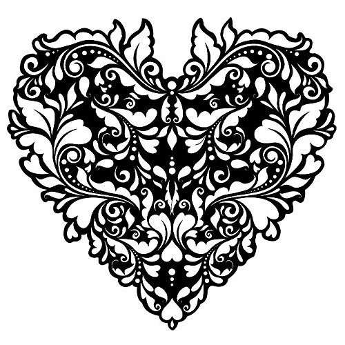 Ideen mit herz - mit, stencil