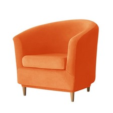 2 Piece Velvet Club Chair