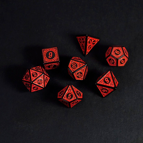 Set dadi rossi red dice - set, 7