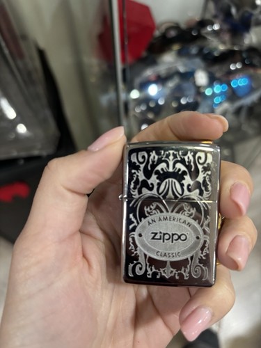 Accendino zippo silver con - accendino,