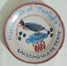 I155126 Piatto buon ricordo - Ristorante Al tartufo - Salsomaggiore Terme 1977