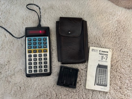 Canon model palmtronic - model,