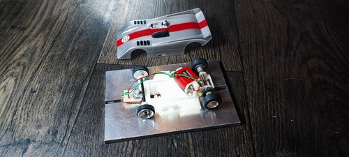 Slot car vintage ajs can - car,