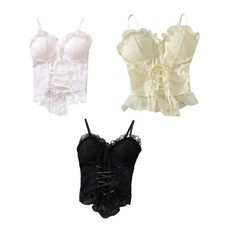 Canotta in pizzo da donna