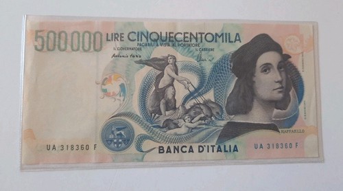 Italia lire 500000 raffaello - -,